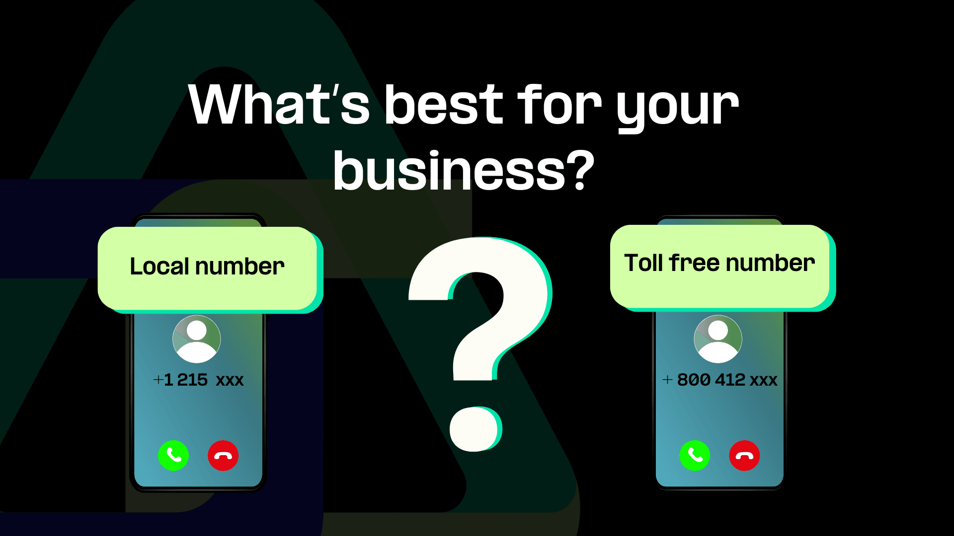 Choosing the best phone number for your contact center