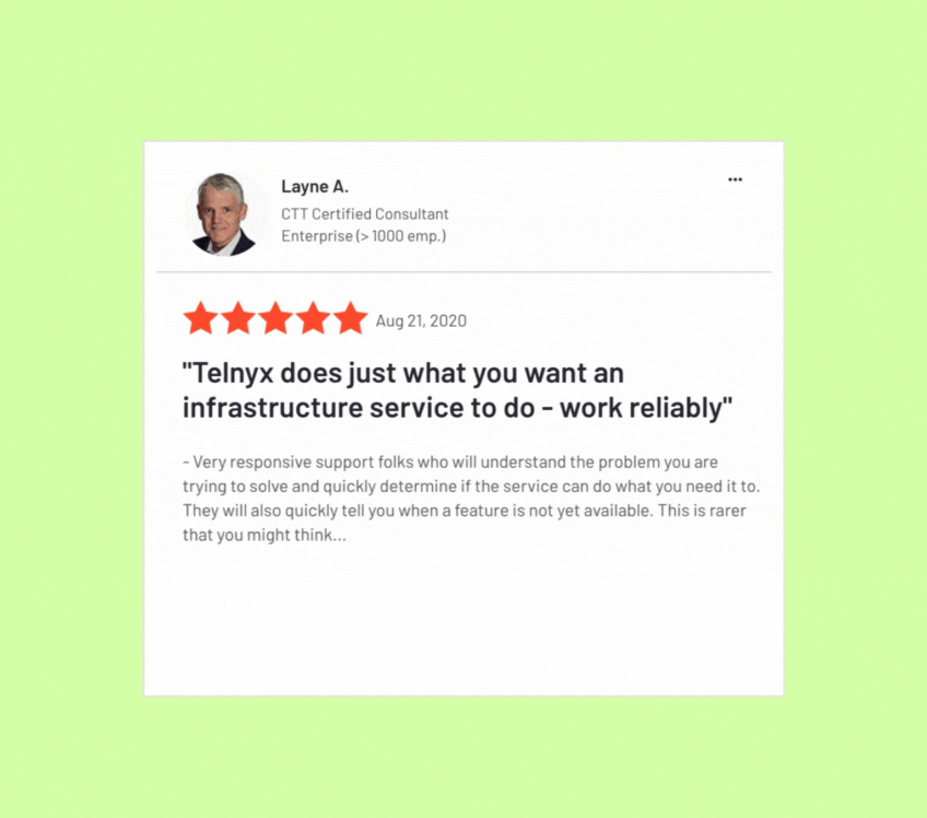 Support G2 reviews - animated