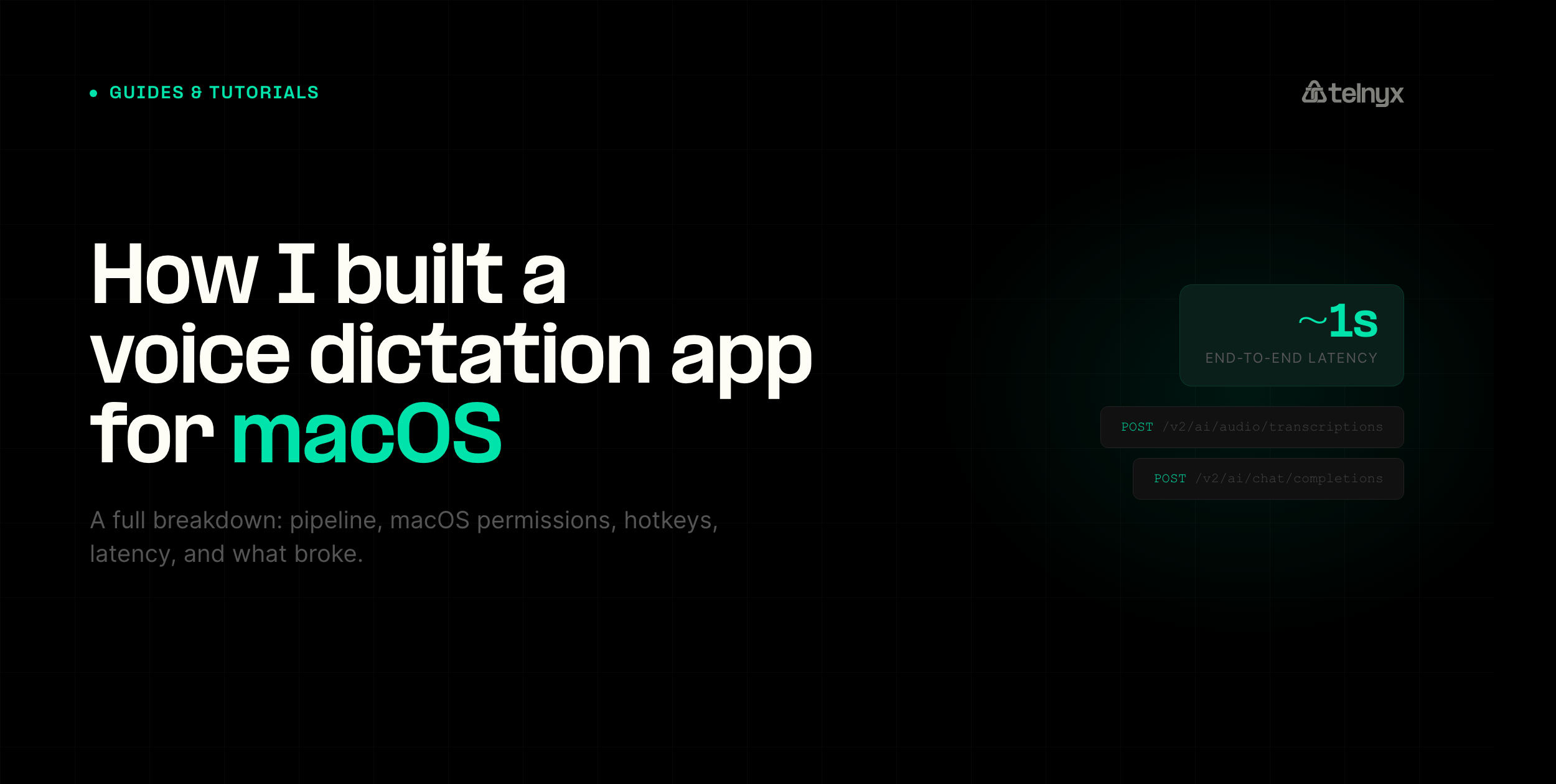 Voice Dictation App Hero Graphic