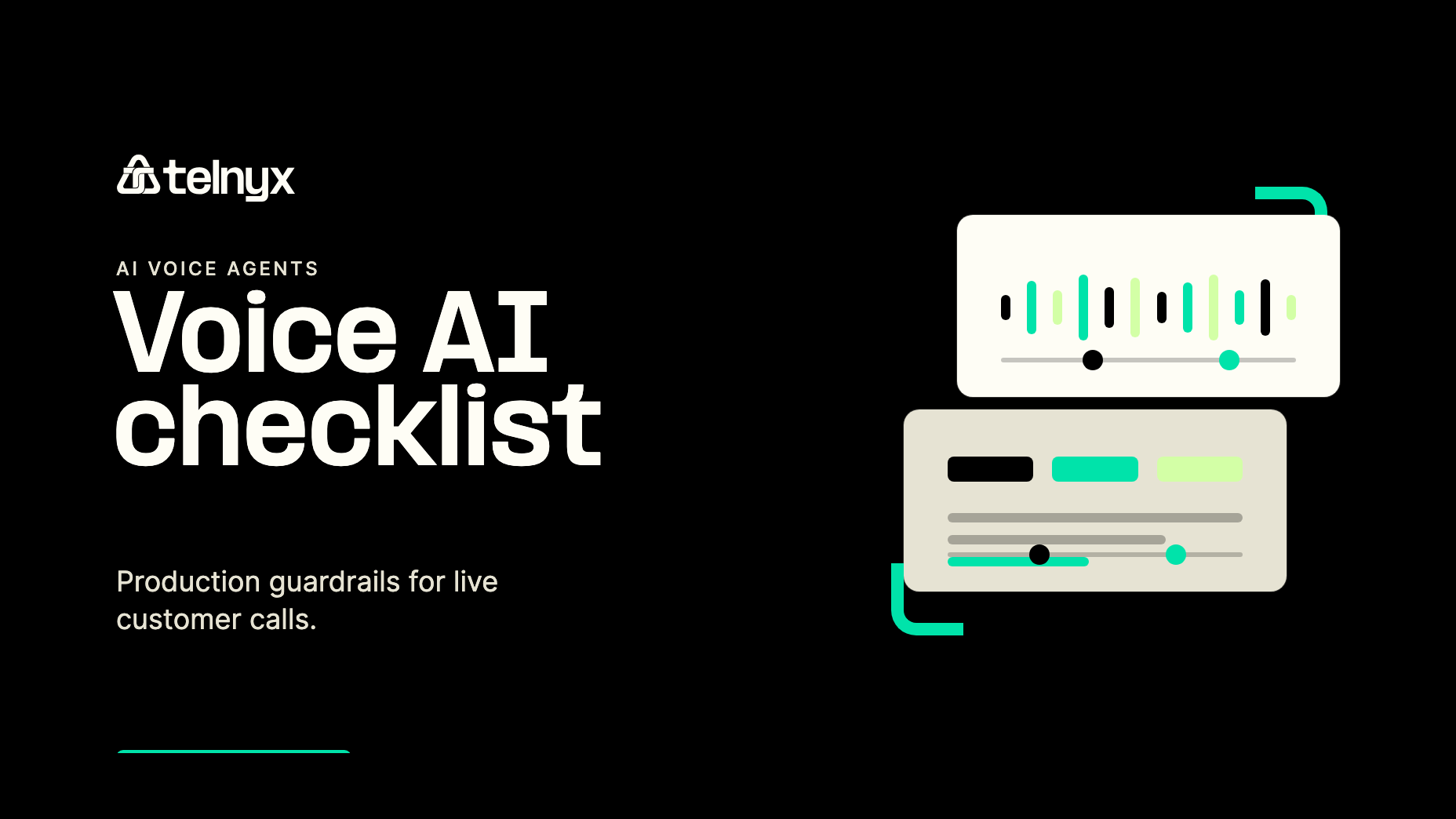 Telnyx Voice AI checklist blog cover