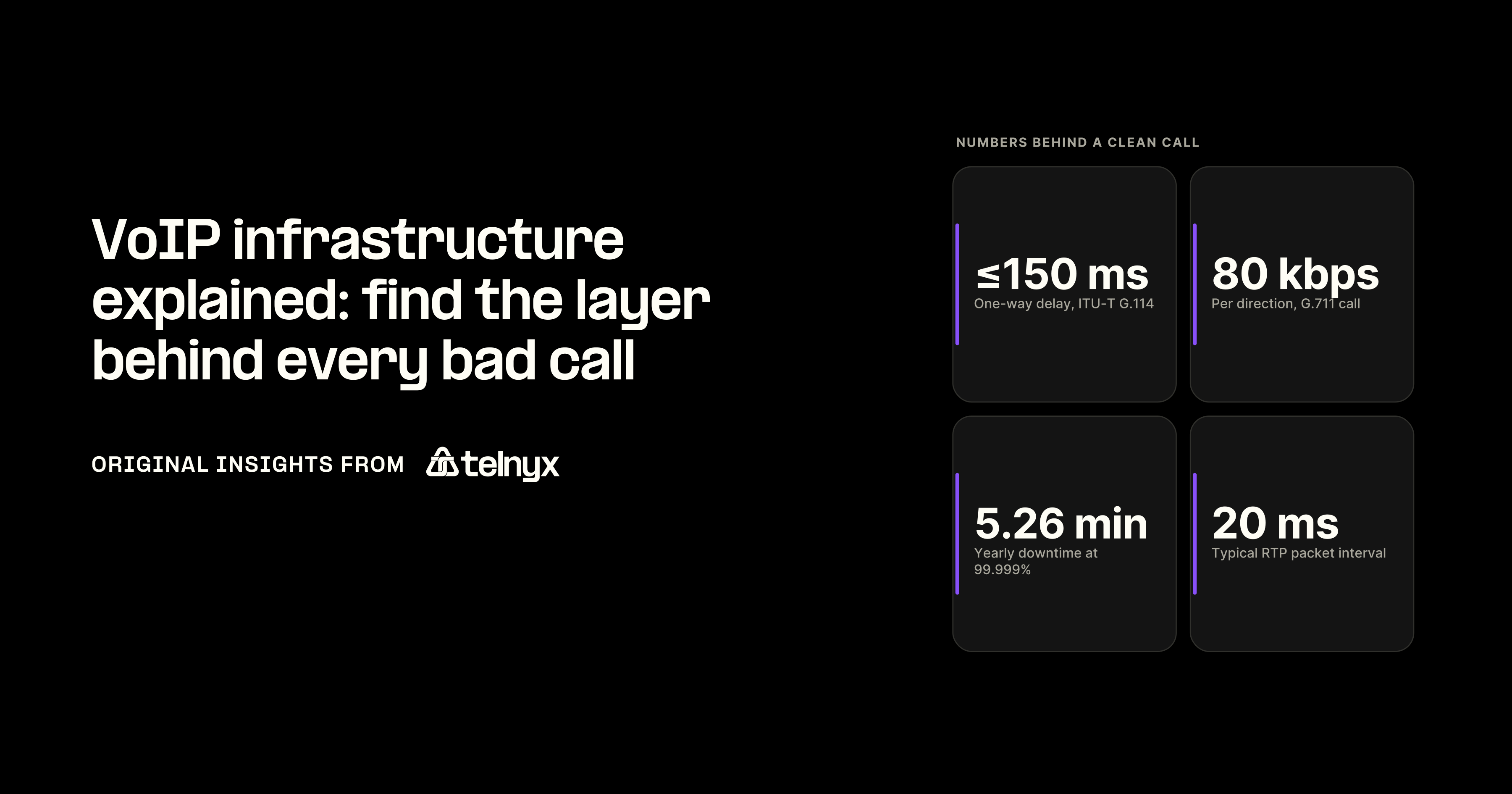 VoIP infrastructure: every layer from handset to carrier