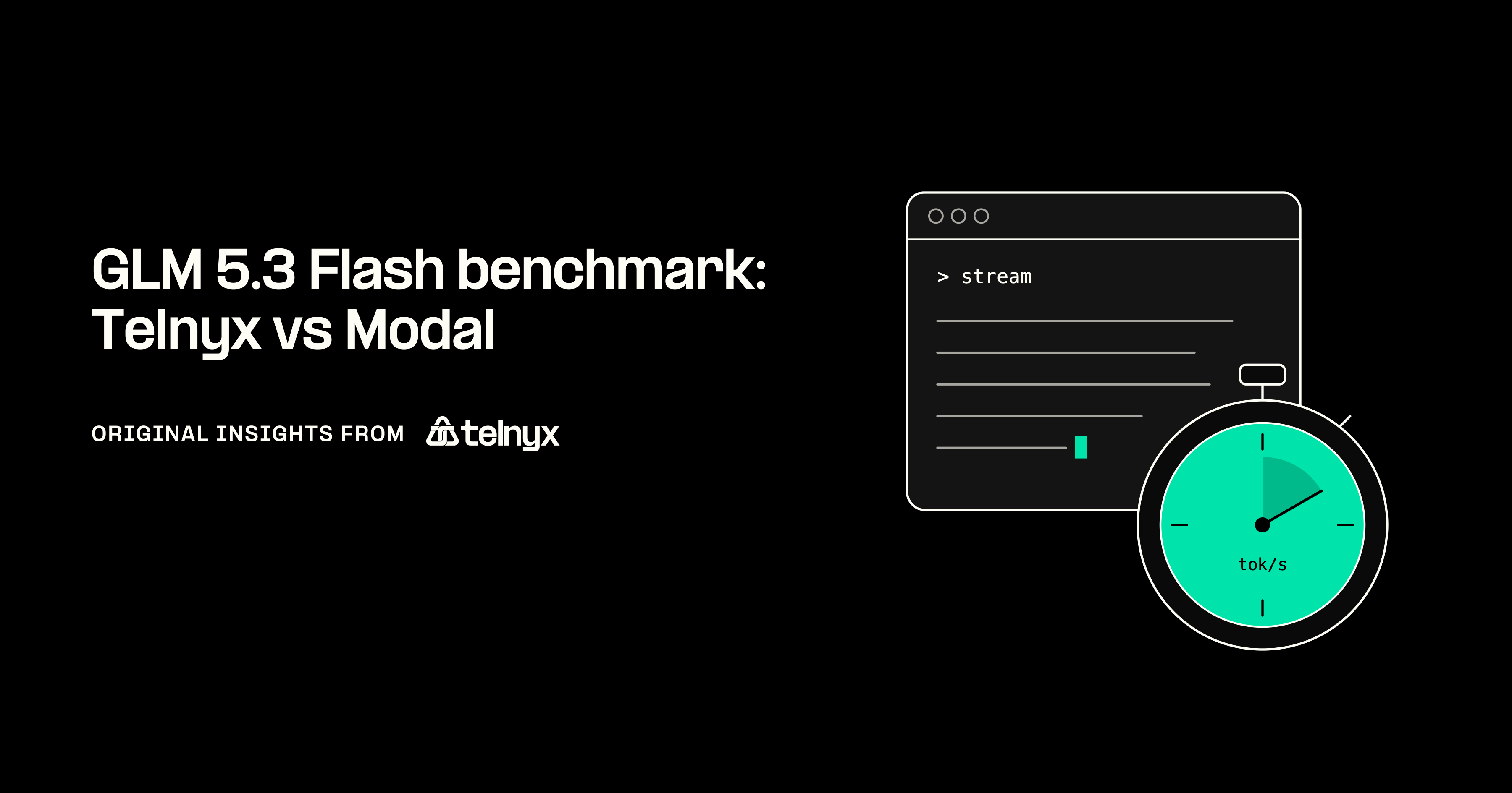 GLM 5.3 Flash benchmark: Telnyx vs Modal